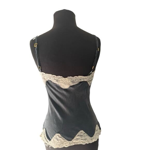 Y2K Express Silk Lace Babydoll Coquette Romantic Cami Top Size Small Whimsigoth - Picture 5 of 7